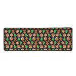 Cute Gingerbread Pattern Print Long Kitchen Mat