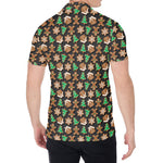Cute Gingerbread Pattern Print Men's Shirt