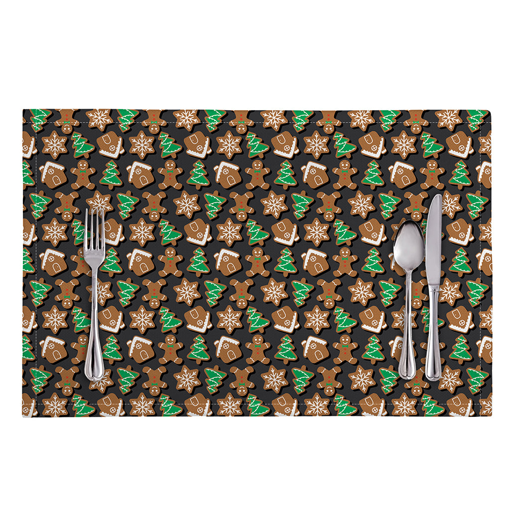 Cute Gingerbread Pattern Print Placemat