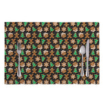 Cute Gingerbread Pattern Print Placemat