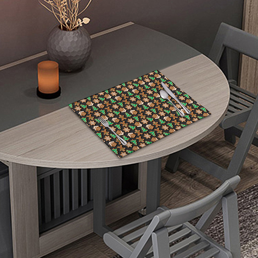 Cute Gingerbread Pattern Print Placemat