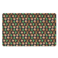 Cute Gingerbread Pattern Print Polyester Doormat