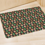 Cute Gingerbread Pattern Print Polyester Doormat