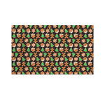 Cute Gingerbread Pattern Print Polyester Flag