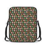 Cute Gingerbread Pattern Print Rectangular Crossbody Bag