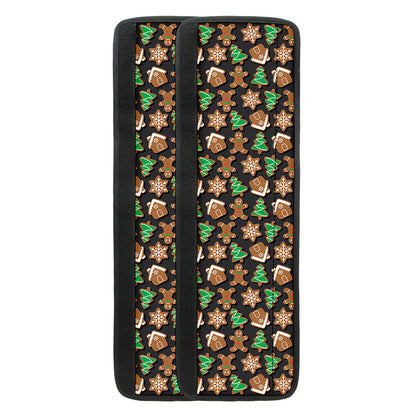 Cute Gingerbread Pattern Print Refrigerator Handle Covers