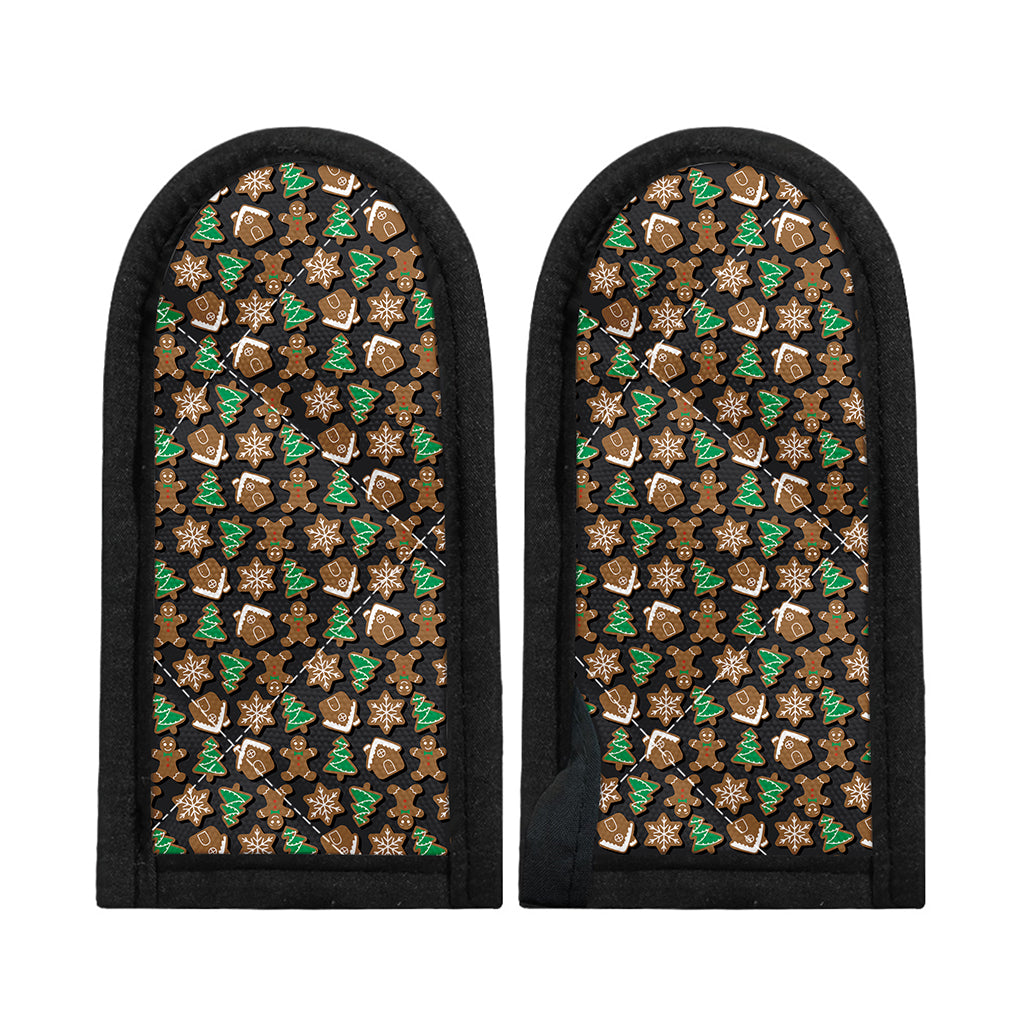 Cute Gingerbread Pattern Print Skillet Handle Cover