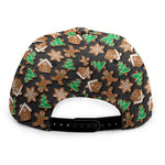 Cute Gingerbread Pattern Print Snapback Cap