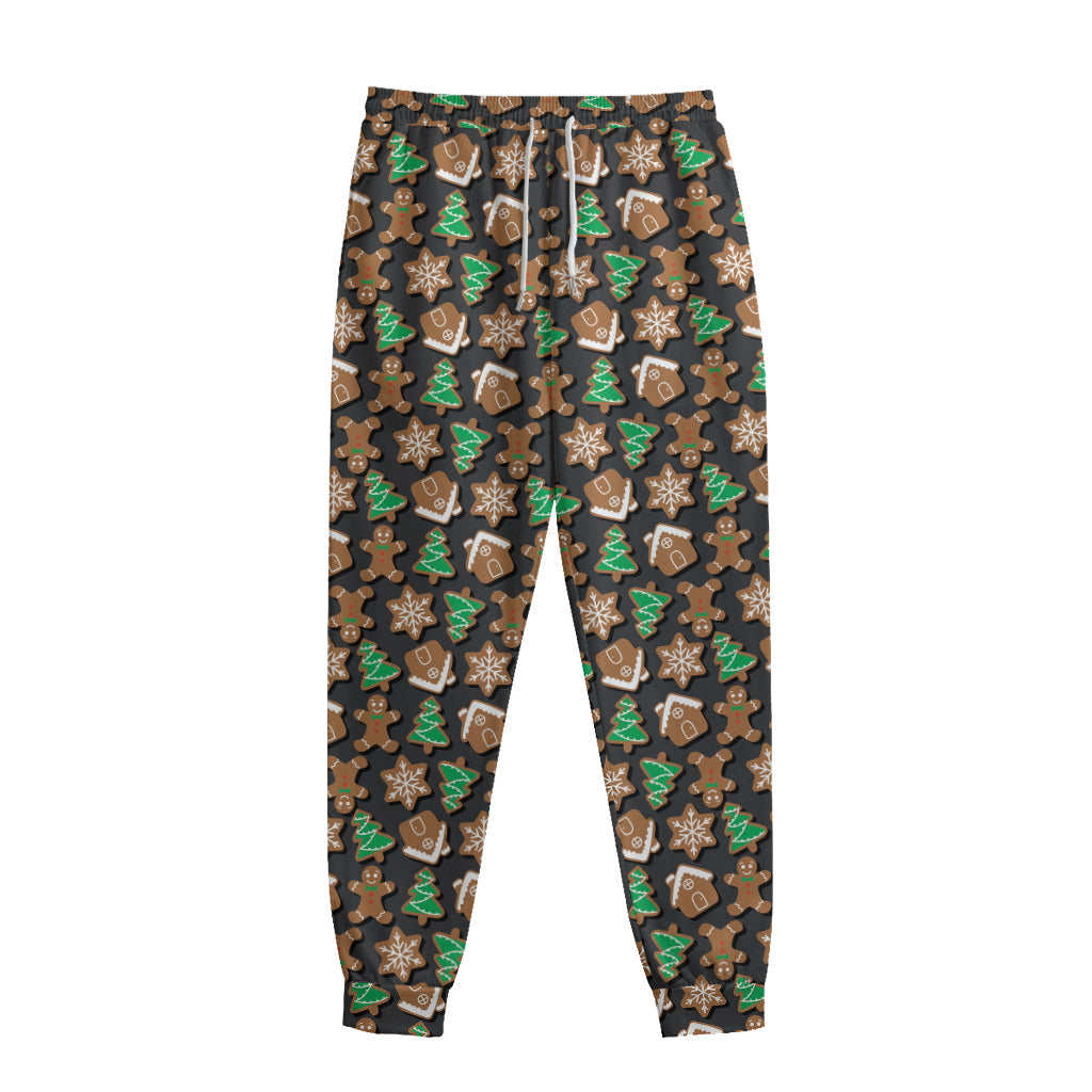 Cute Gingerbread Pattern Print Sweatpants