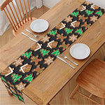 Cute Gingerbread Pattern Print Table Runner