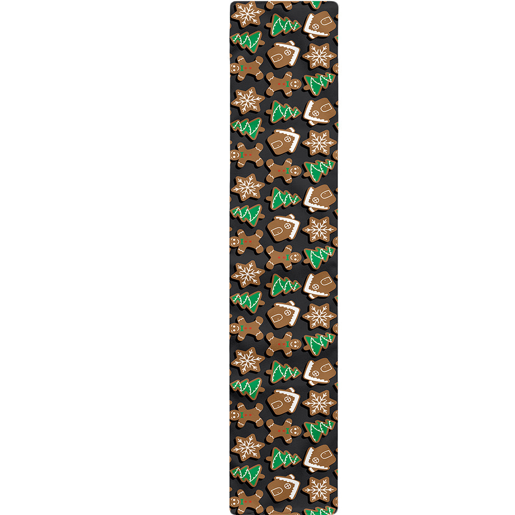 Cute Gingerbread Pattern Print Table Runner