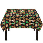 Cute Gingerbread Pattern Print Tablecloth