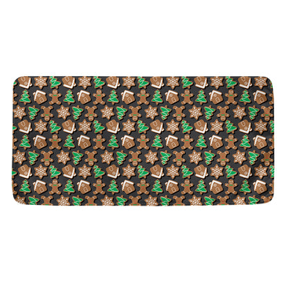 Cute Gingerbread Pattern Print Towel