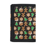 Cute Gingerbread Pattern Print Trifold Wallet