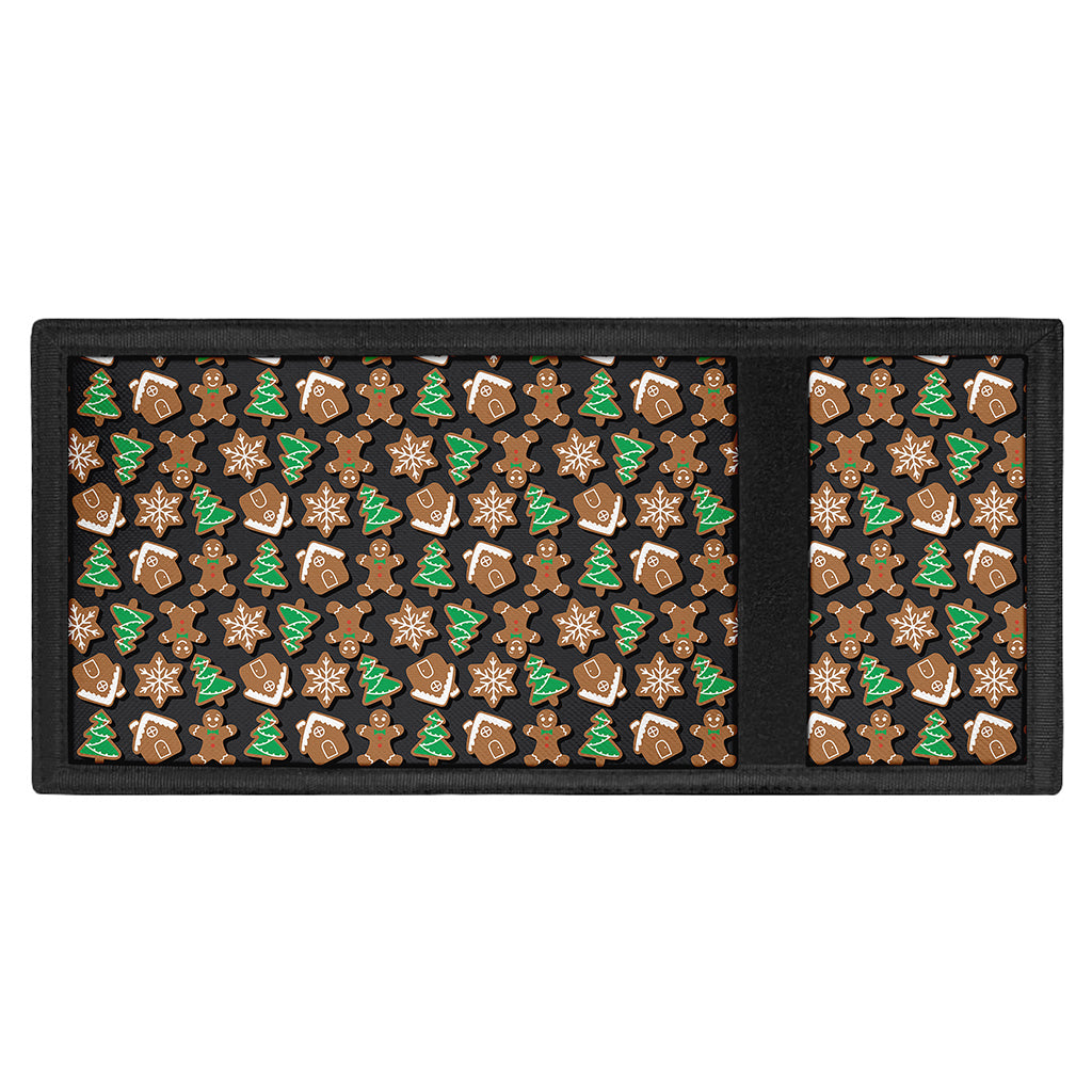 Cute Gingerbread Pattern Print Trifold Wallet
