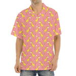 Cute Giraffe Pattern Print Aloha Shirt