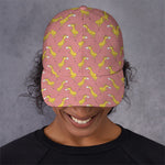 Cute Giraffe Pattern Print Baseball Cap