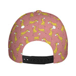 Cute Giraffe Pattern Print Baseball Cap