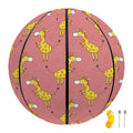 Cute Giraffe Pattern Print Basketball