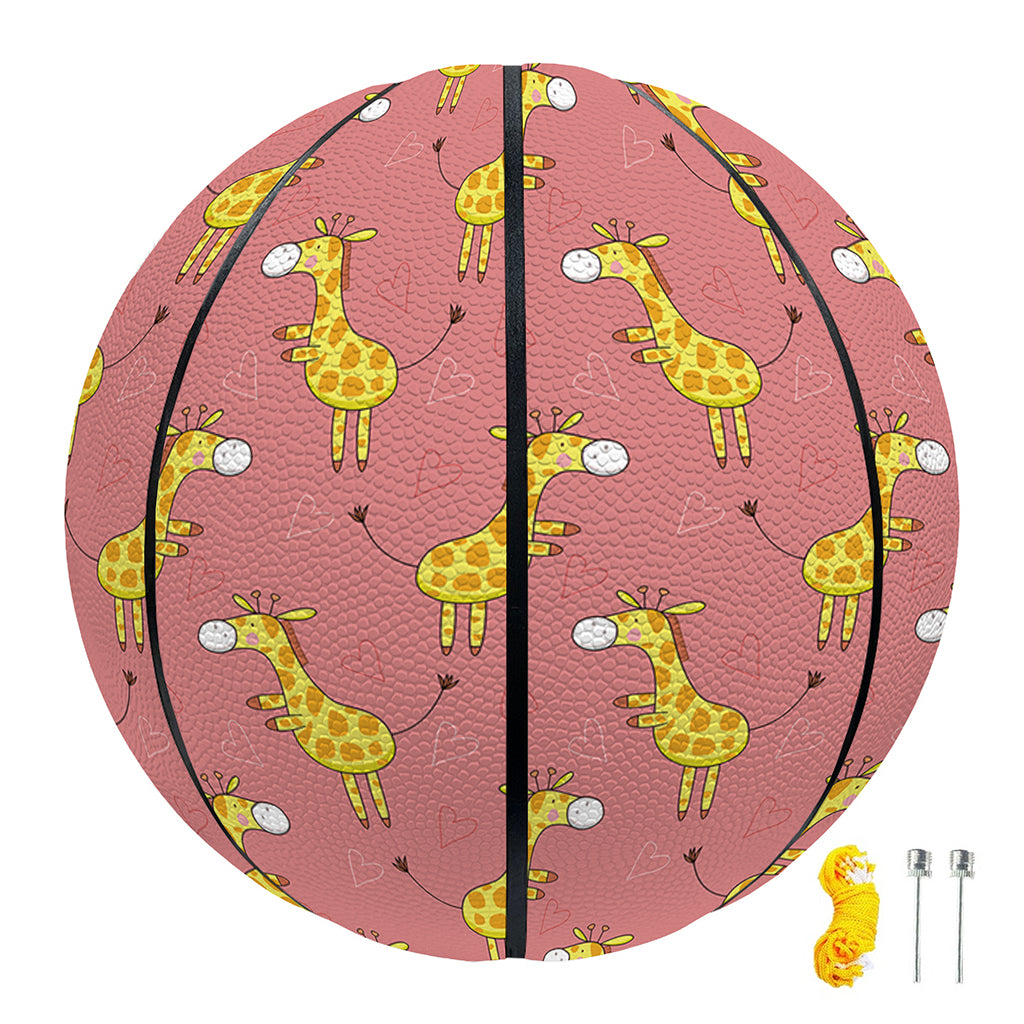 Cute Giraffe Pattern Print Basketball