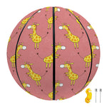 Cute Giraffe Pattern Print Basketball