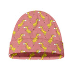 Cute Giraffe Pattern Print Beanie