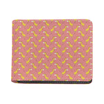 Cute Giraffe Pattern Print Bifold Wallet
