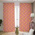 Cute Giraffe Pattern Print Dimout Pencil Pleat Curtains