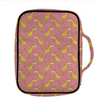 Cute Giraffe Pattern Print Front Pocket Bible Bag