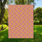 Cute Giraffe Pattern Print Garden Flag