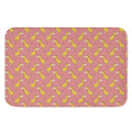 Cute Giraffe Pattern Print Indoor Door Mat
