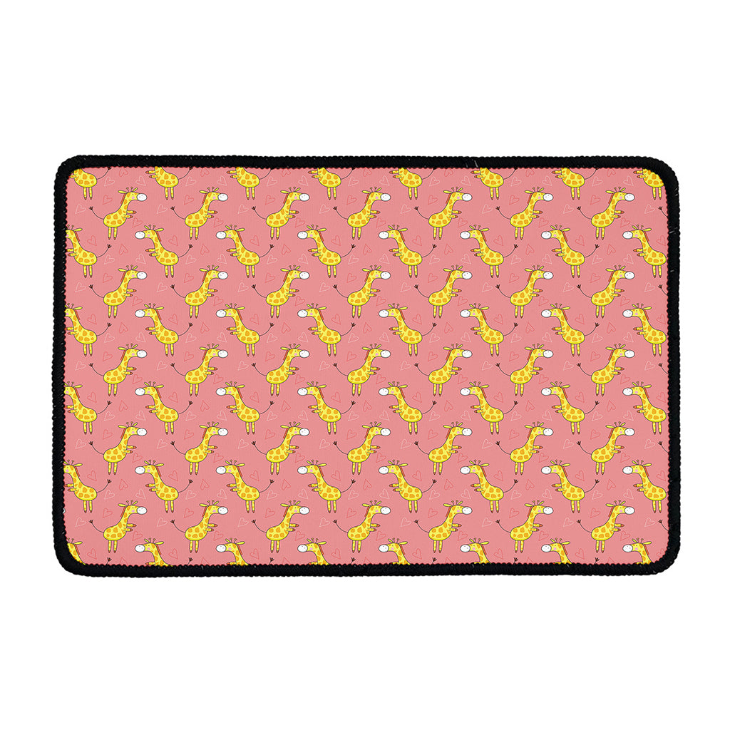 Cute Giraffe Pattern Print Kitchen Mat