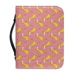 Cute Giraffe Pattern Print Leather Bible Cover