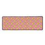 Cute Giraffe Pattern Print Long Kitchen Mat