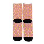 Cute Giraffe Pattern Print Long Socks