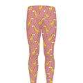 Cute Giraffe Pattern Print Men's Leggings