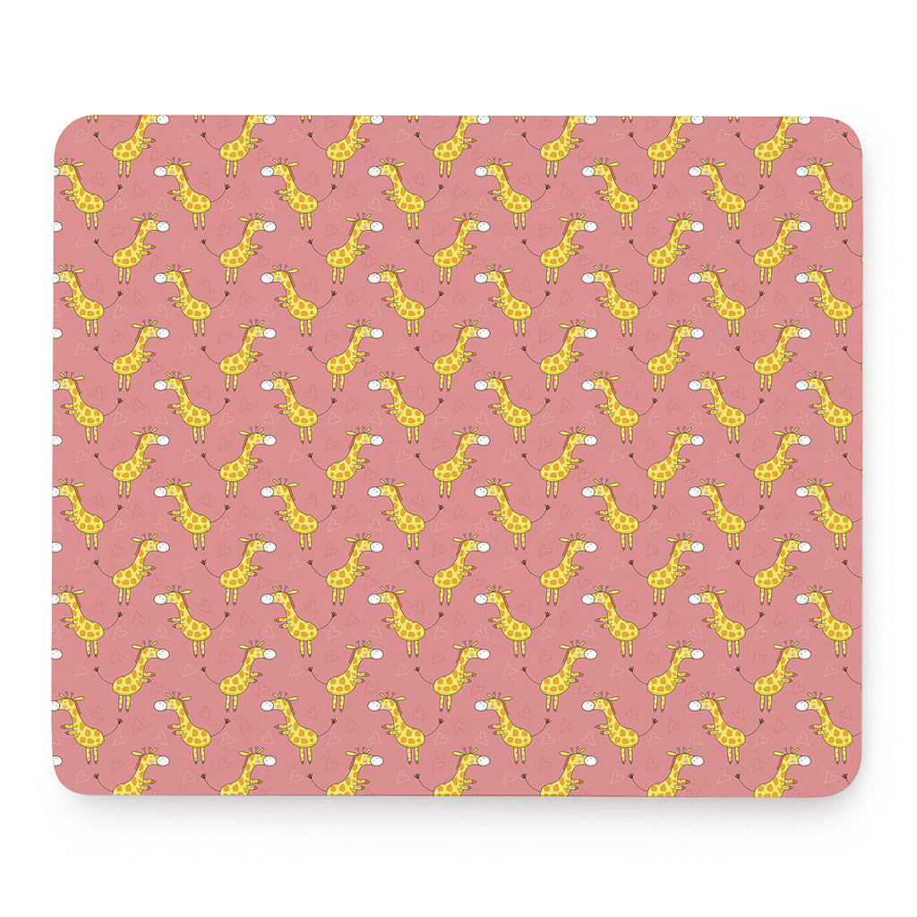 Cute Giraffe Pattern Print Mouse Pad
