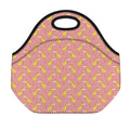 Cute Giraffe Pattern Print Neoprene Lunch Bag