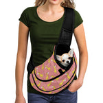Cute Giraffe Pattern Print Pet Sling Carrier