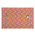 Cute Giraffe Pattern Print Placemat