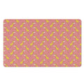 Cute Giraffe Pattern Print Polyester Doormat
