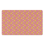 Cute Giraffe Pattern Print Polyester Doormat