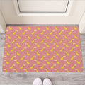 Cute Giraffe Pattern Print Rubber Doormat