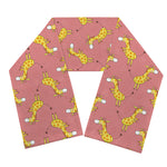 Cute Giraffe Pattern Print Scarf