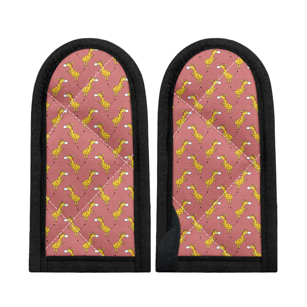 Cute Giraffe Pattern Print Skillet Handle Cover