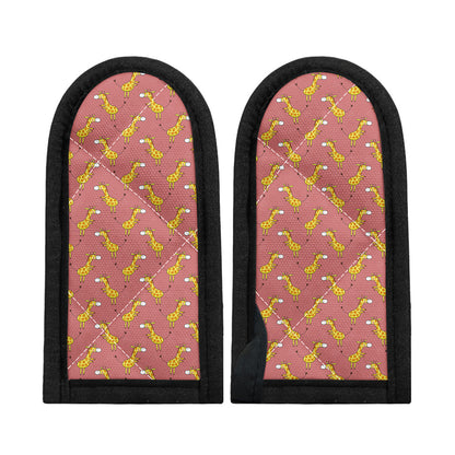 Cute Giraffe Pattern Print Skillet Handle Cover