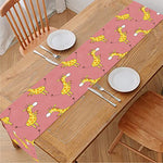 Cute Giraffe Pattern Print Table Runner