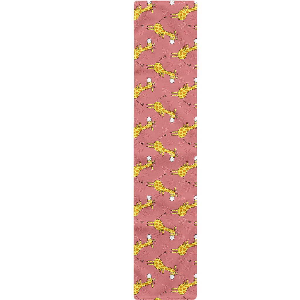 Cute Giraffe Pattern Print Table Runner