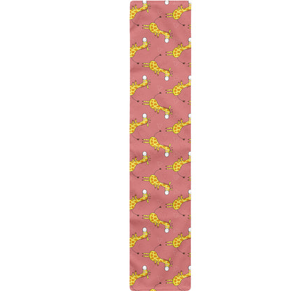 Cute Giraffe Pattern Print Table Runner