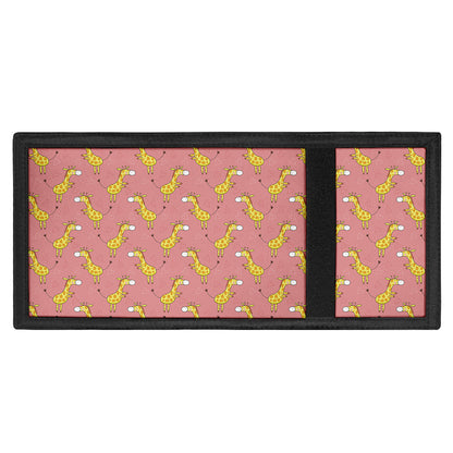 Cute Giraffe Pattern Print Trifold Wallet